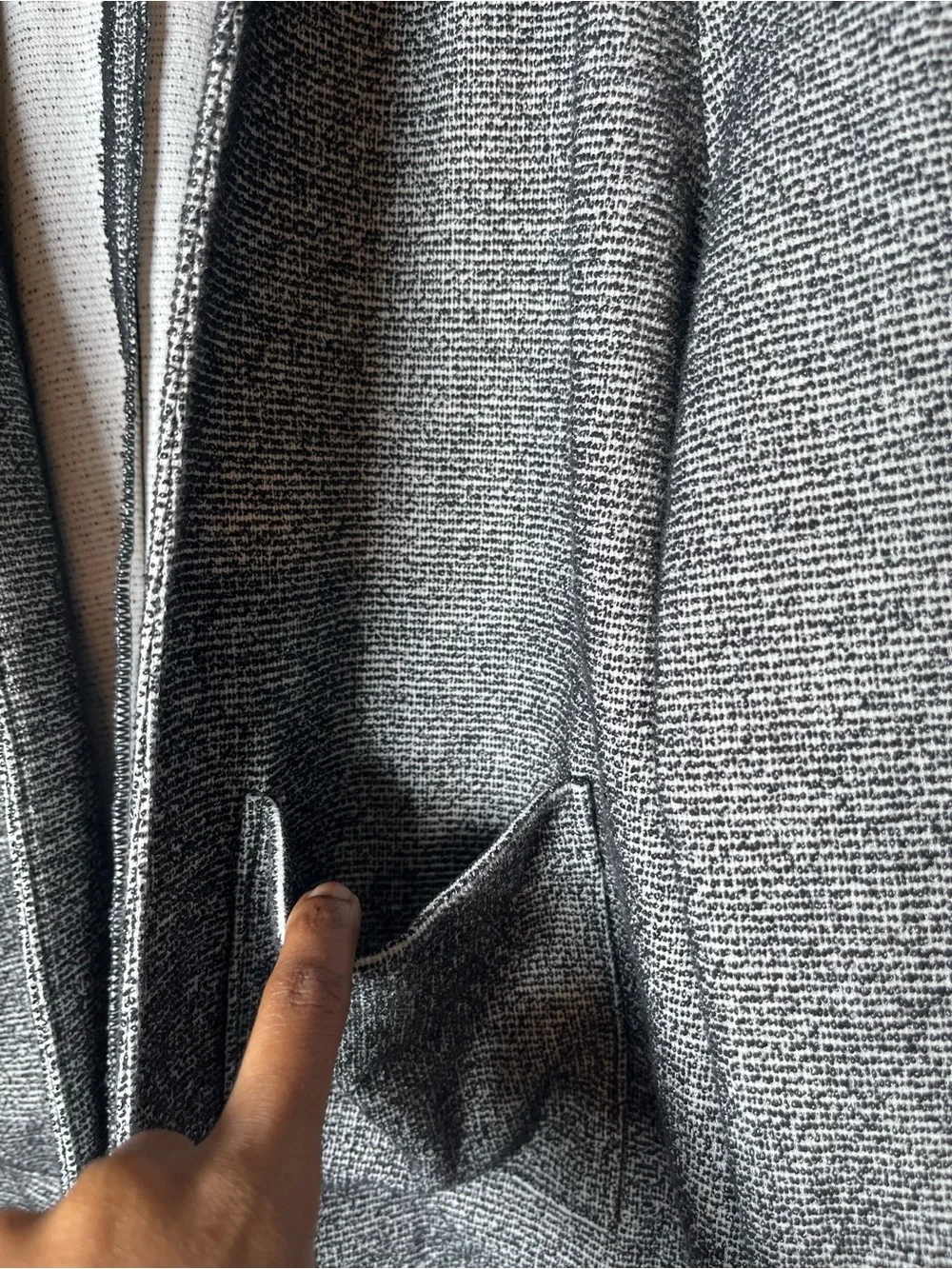 J.Crew 365 Black & Grey Business Casual Blazer Size Medium